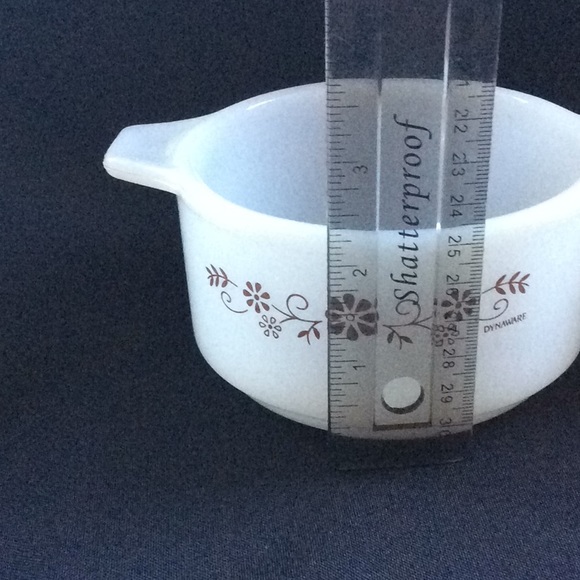 vintage termocrisa opaline milk glass cups floral excellent vintage condition - Picture 8 of 9